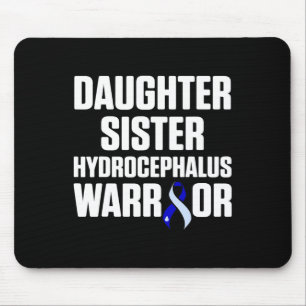 Tapis De Souris Hydrocéphalie Survivante Fille Guerrier de sensibi