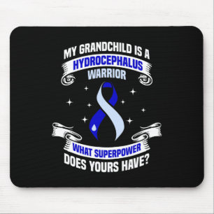 Tapis De Souris Hydrocéphalie Survivante Grandchild Awareness Warr