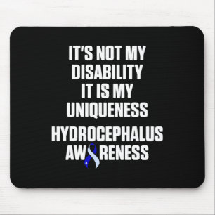 Tapis De Souris Hydrocéphalie Survivante Handicap Sensibilisation