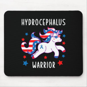 Tapis De Souris Hydrocéphalie Survivor Lutter Conscience Guerrier