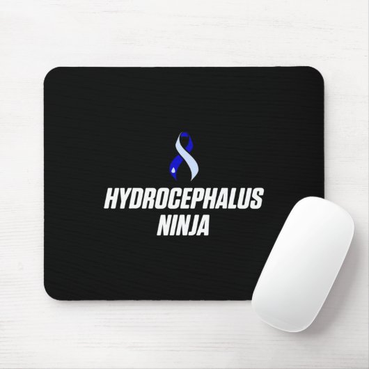 Tapis De Souris Hydrocéphalie Survivor Ninja Sensibilisation Guerr (Avec souris)