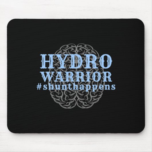 Tapis De Souris Hydrocephalus Walk Hydro Warrior Shunt se produit (Devant)
