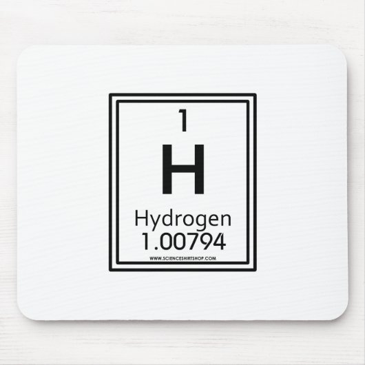 Tapis De Souris Hydrogène 01 (Devant)