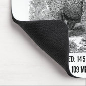 Tapis De Souris Hylaéosaure Dinosaure Mousepad (Coin)