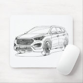 Tapis De Souris Hyu Santa Fe 2013 (Avec souris)