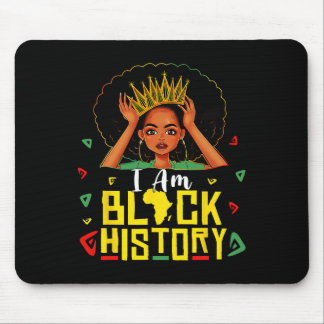 Tapis De Souris I Am Black History Women Girl Black History Month