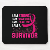Tapis De Souris I Am Strong Powerful Fearless (Devant)