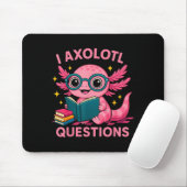 Tapis De Souris I Axolotl Questions Chemise Adultes Jeunes Enfants (Avec souris)
