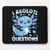 Tapis De Souris I Axolotl Questions Chemise Enfants Axolotl Noël (Devant)