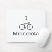 Tapis De Souris I Bike Minnesota (Avec souris)