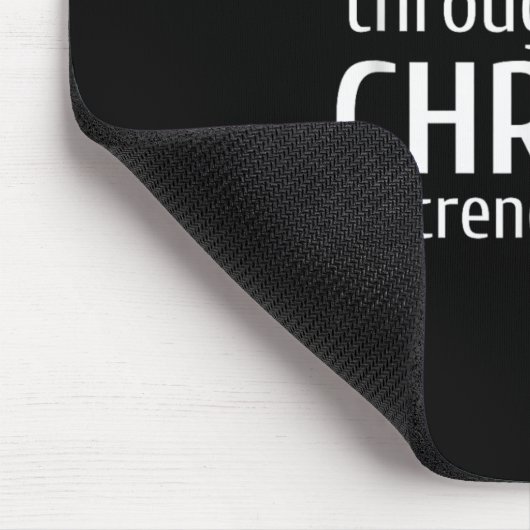 Tapis De Souris I Can Do All Things Through Christ - Christian Gif (Coin)