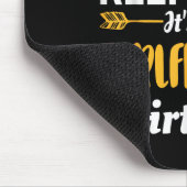 Tapis De Souris I Cant Keep Calm Its My Girlfriend's Birthday (Coin)