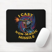 Tapis De Souris I Cast Non-magic Missile Funny Wizard Parody Meme  (Avec souris)