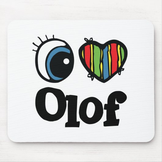 Tapis De Souris I Coeur (Amour) Olaf (Devant)