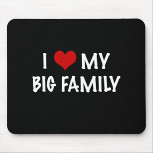 Tapis De Souris I coeur ma grande famille