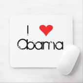 Tapis De Souris I coeur Obama Mousepad (Avec souris)