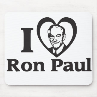 Tapis De Souris I COEUR RON PAUL - Mousepad