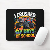 Tapis De Souris I Crushed 67 Days Of School Funny Meme Gen Z Stude (Avec souris)