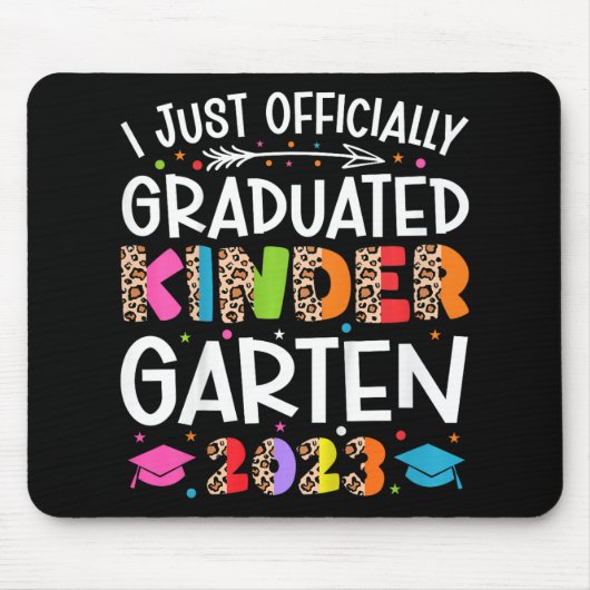 Tapis De Souris I Diplômé officiel de la maternelle 202 (Devant)