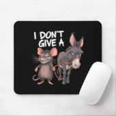 Tapis De Souris I Dont Give A Rats Mouse Donkey Funny Sarcastic An (Avec souris)