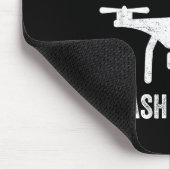Tapis De Souris I Don't Just Fly Drones I Crahem Too (Coin)