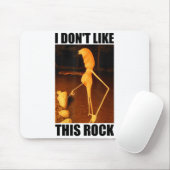 Tapis De Souris I Don't Like This Rock Funny Marcus The Worm Meme  (Avec souris)