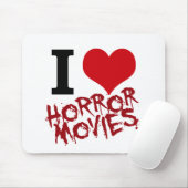 Tapis De Souris I films d'horreur de coeur (Avec souris)