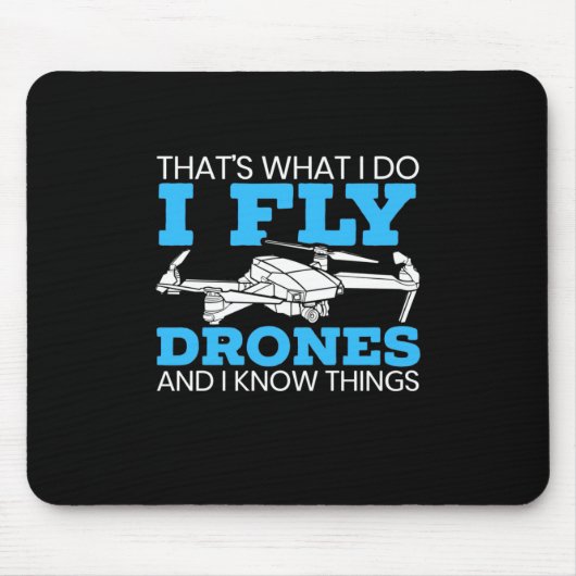 Tapis De Souris I Fly Drones (Devant)