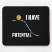 Tapis De Souris I Have Tential Funny Physics Teacher Science  (Devant)