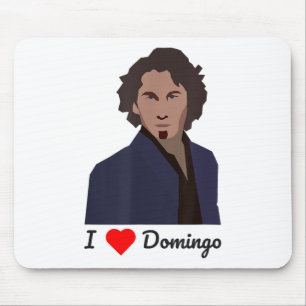 Tapis De Souris I Heart Domingo _1