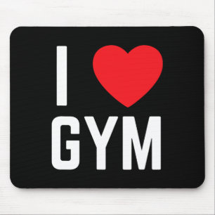 Tapis De Souris I Heart Gym I Love Gym Fitness Exercice