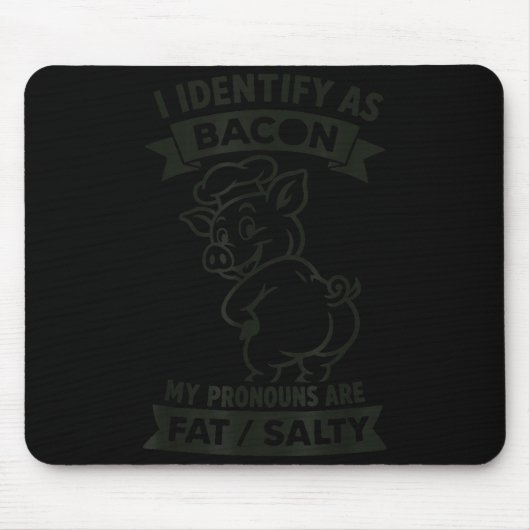 Tapis De Souris I Identify As Bacon G, Funny Bbq Lover, Foodie Dad (Devant)