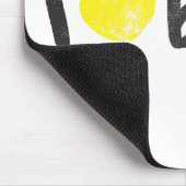 Tapis De Souris I jaune de garçons de coeur (Coin)