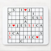 TAPIS DE SOURIS I♥JESSICA (Devant)