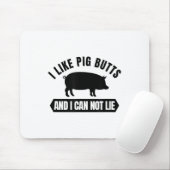 Tapis De Souris I Like G Butts And I Cannot Lie Funny Bbq Grilling (Avec souris)