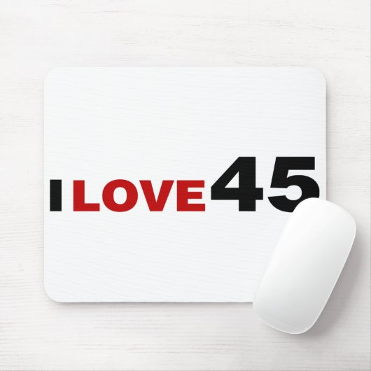 Tapis De Souris I Love 45 (Avec souris)