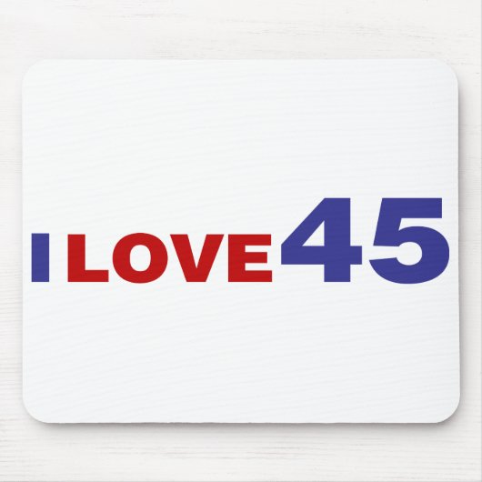 Tapis De Souris I Love 45 (Devant)