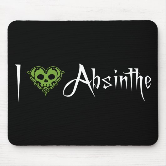 Tapis De Souris I Love Absinthe (Devant)