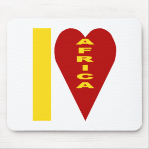Tapis de souris  I  LOVE  AFRICA