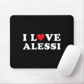 Tapis De Souris I Love Alessi Matching Girlfriend &amp; Boyfriend  (Avec souris)