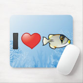 Tapis De Souris I Love Arabian Picassofish (Avec souris)