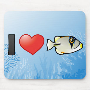 Tapis De Souris I Love Arabian Picassofish