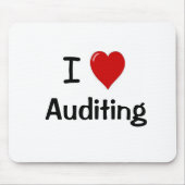 Tapis De Souris I Love Auditing - I Heart Auditing (Devant)