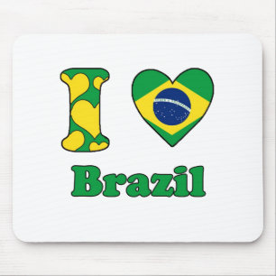 Tapis De Souris I love Brazil