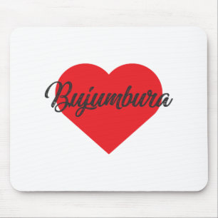 Tapis De Souris I Love Bujumbura - Burundi