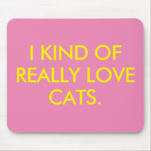 Tapis De Souris I Love Cats Souris Pad