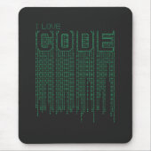 Tapis De Souris I Love Code (Devant)