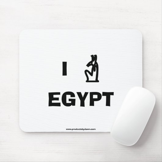 Tapis De Souris I Love Egypt Mousepad (Avec souris)