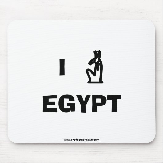 Tapis De Souris I Love Egypt Mousepad (Devant)