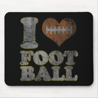 Tapis De Souris I Love Football Hommes Femmes Enfants